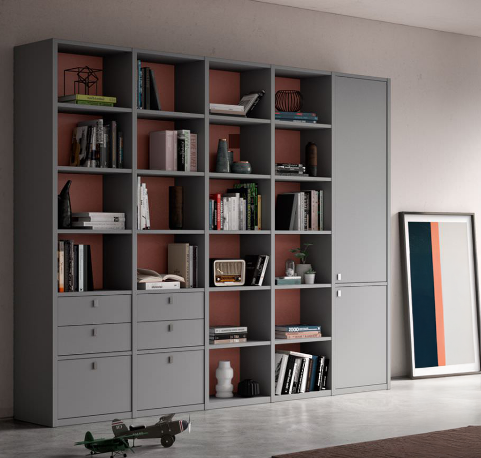 Sengfelder Interlübke - Regalwand Studimo