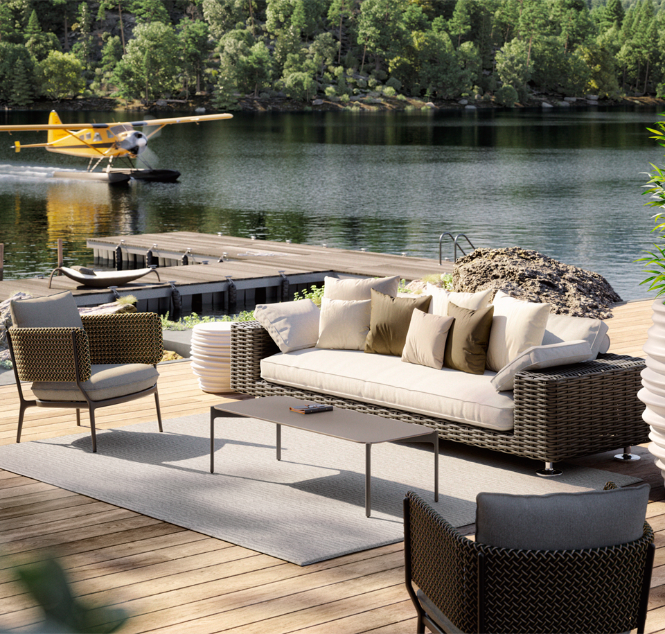 Sengfelder Dedon - Outdoor-Beistelltisch Izon Sidetable