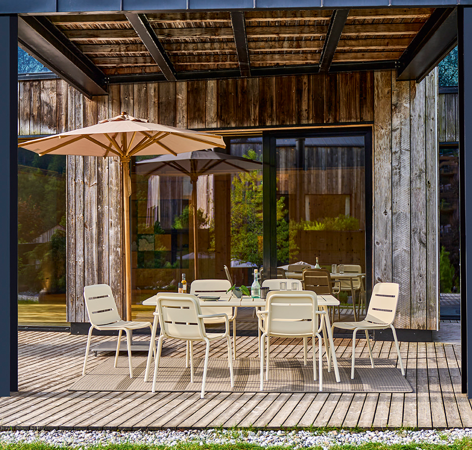 Sengfelder Weishäupl - Sonnenschirm Teak