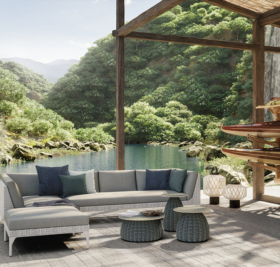 Sengfelder Dedon - Outdoor-Leuchte The Others Lantern L