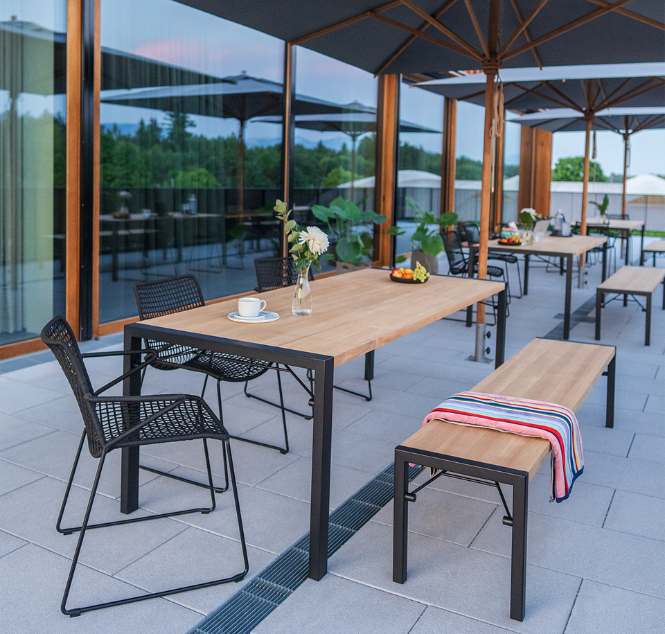 Sengfelder Weishäupl - Outdoor-Tisch Flip