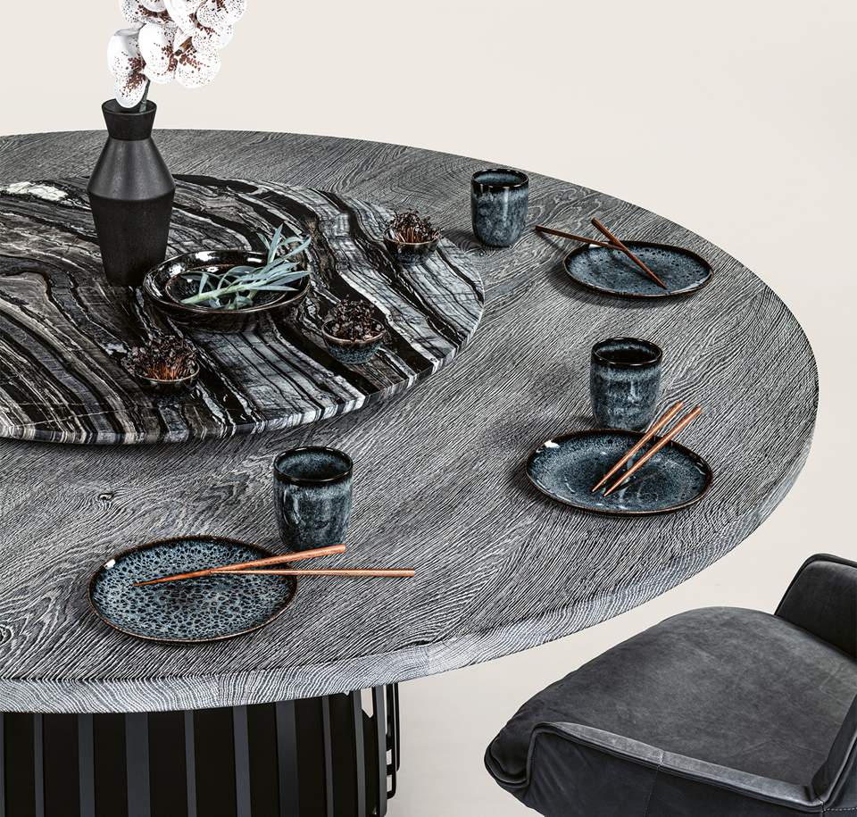 Sengfelder Janua - Tisch BC07 Basket rund