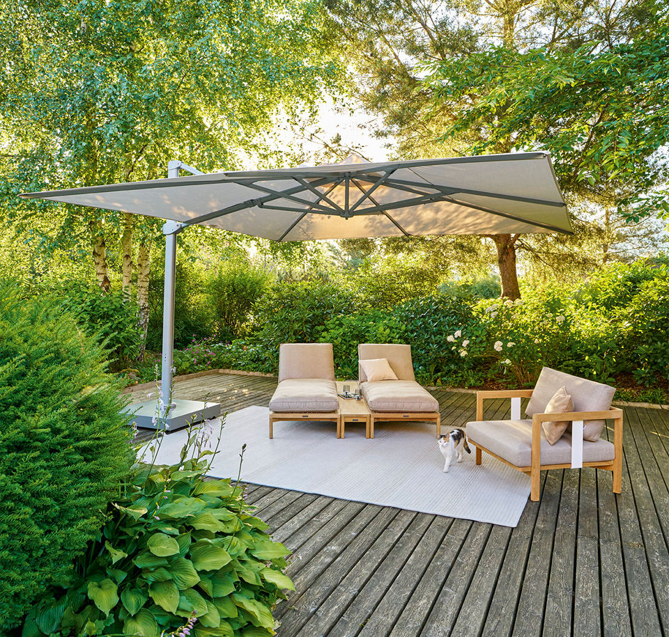 Sengfelder Weishäupl - Sonnenschirm Freiarmschirm