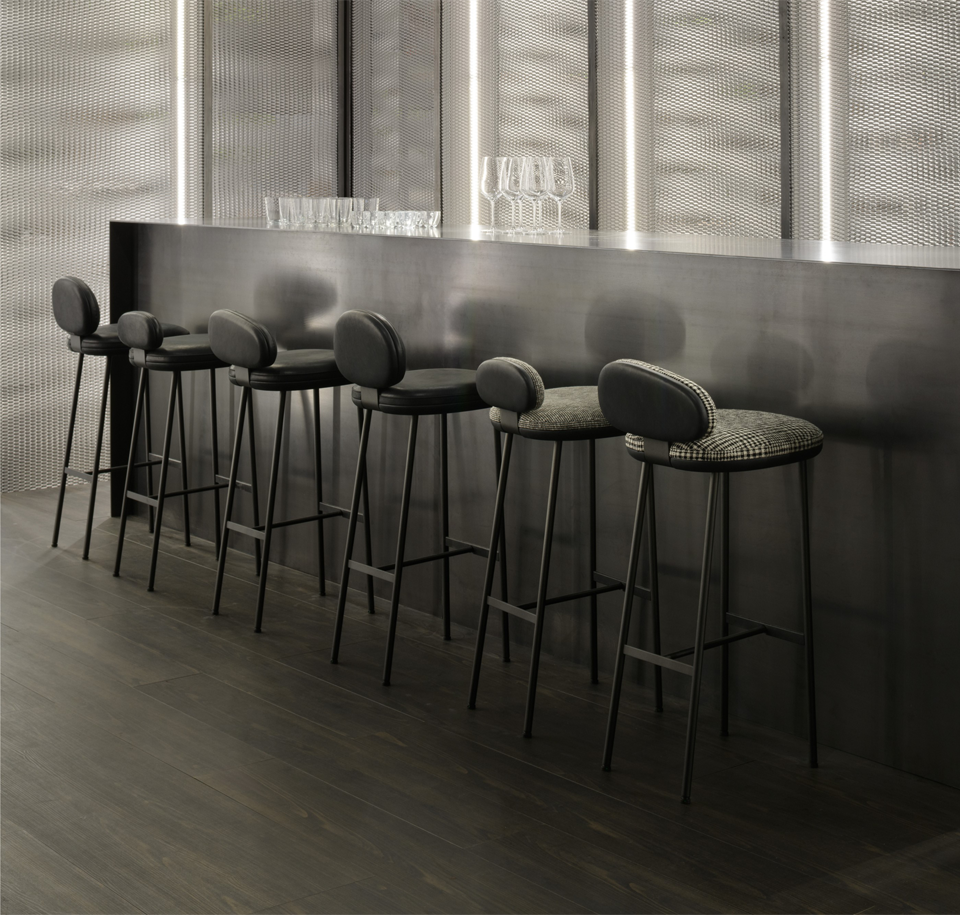 Sengfelder Living Divani - Barhocker Pebble Barstuhl