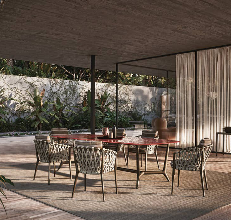 Sengfelder B&B italia - Outdoor-Stuhl Erica