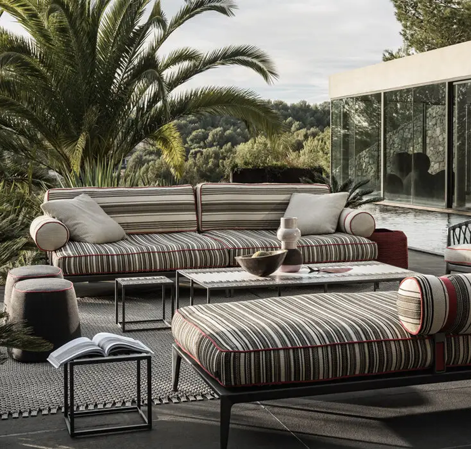 Sengfelder B&B italia - Outdoor-Sofa Ribes