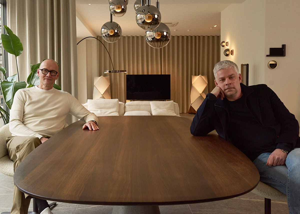 Das Designerduo Markus Jehs und Jürgen Laub im Sengfelder Studio München
