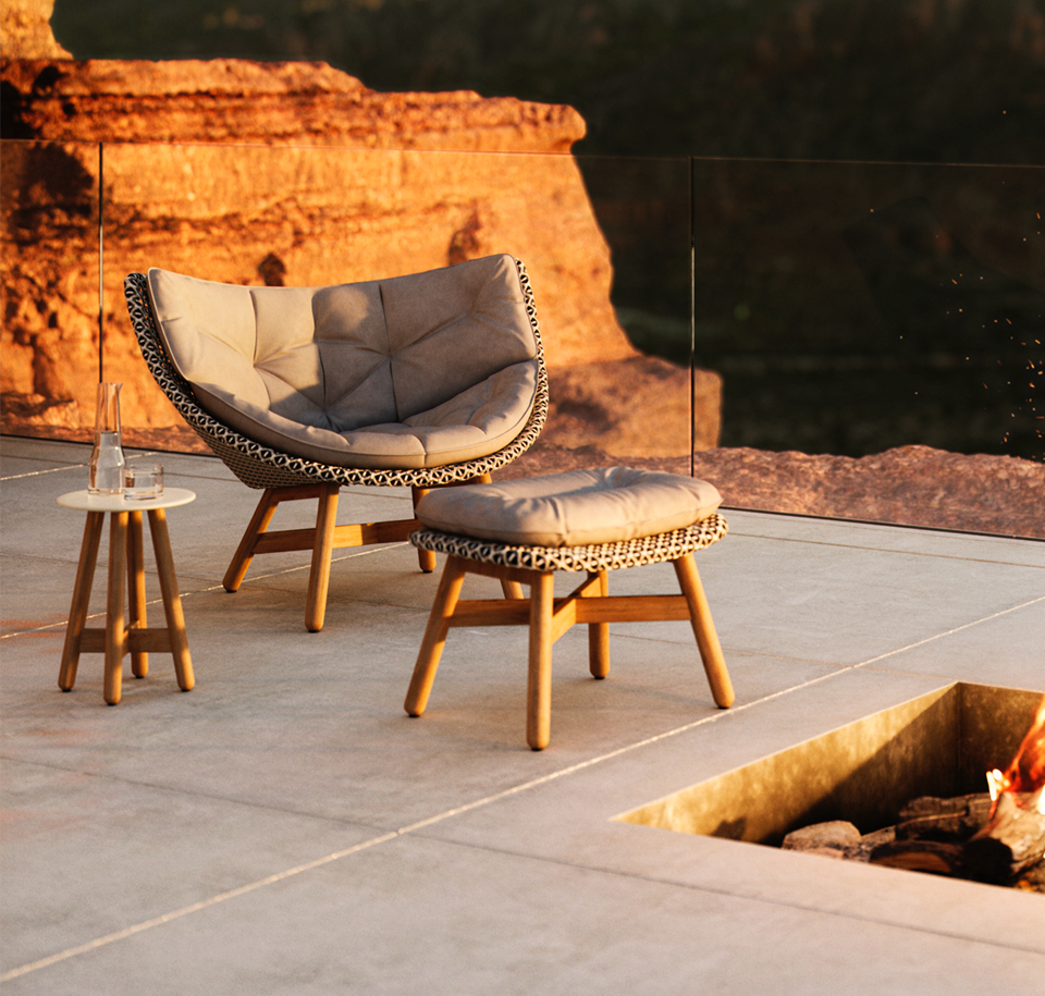 Sengfelder Dedon - Outdoor-Sessel Mbrace Wing Chair